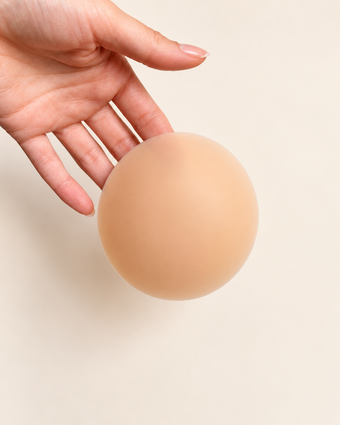 BOOBEES Peach 10 cm silicone nipple covers